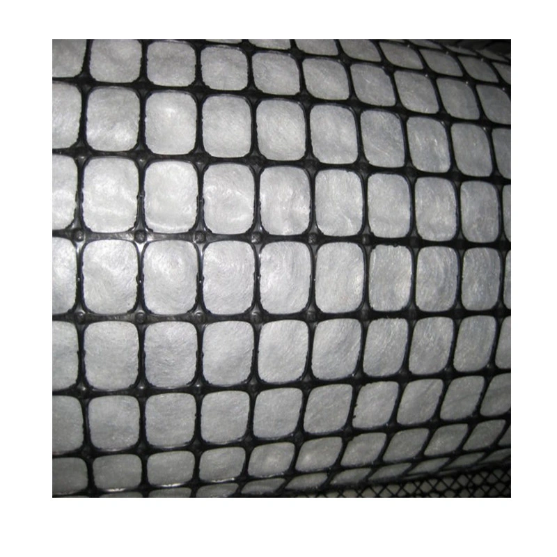 50kn Geocomposite Geogrid Composite with Nonwoven Geotextile Geocloth